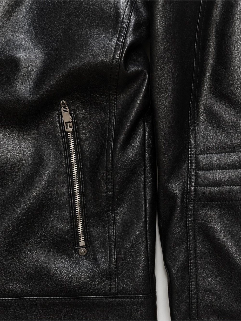 New Men's Autumn High Quality Fashion Coat Leather Jacket Motorcyle - Picture 8 of 11